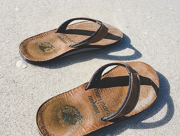Mens Hari Mari X Nokona Top Grain Leather Sandals Review On Sandy Ocean Beach