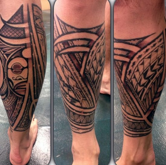 Men's Hawaiian Islands Tattoo