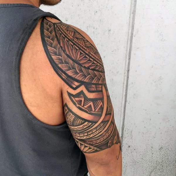 Men's Hawaiian Tribal Tattoos