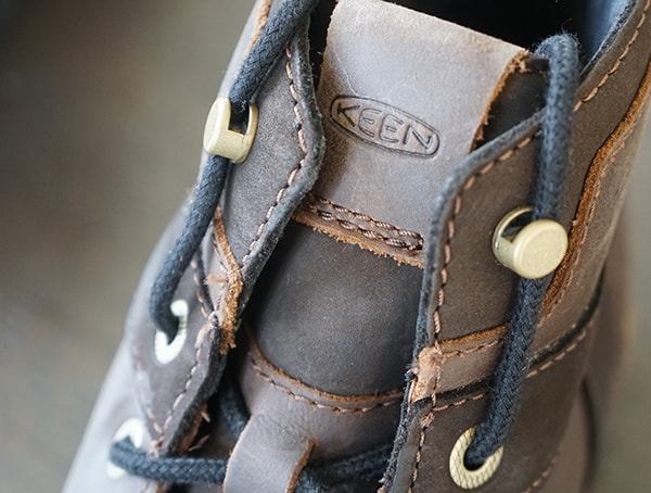 Mens Hiking Boots Detail Laces And Metal Hardware