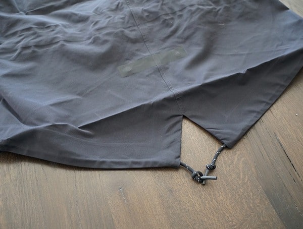 Mens Holden M 51 3 Layer Fishtail Jacket Hem Detail