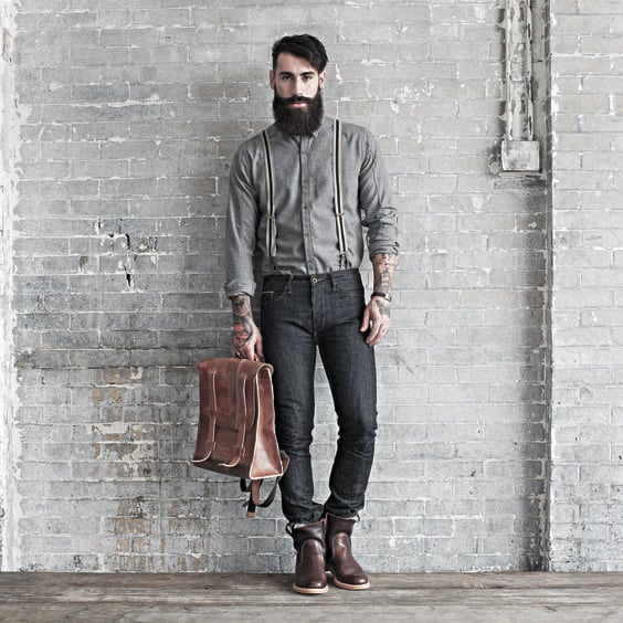 Mens How To Wear Grey Suspenders With Jeans Outfits Styles