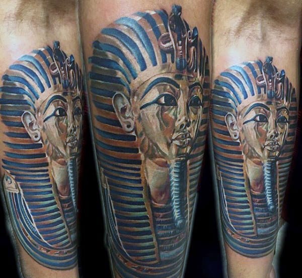 Mens Inner Forearm Cool King Tut Tattoos