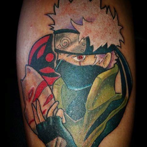 Mens Kakashi Tattoo Ideas On Arm