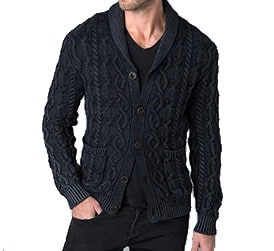 Mens Kinross Cable Shawl Cardigan Purchase