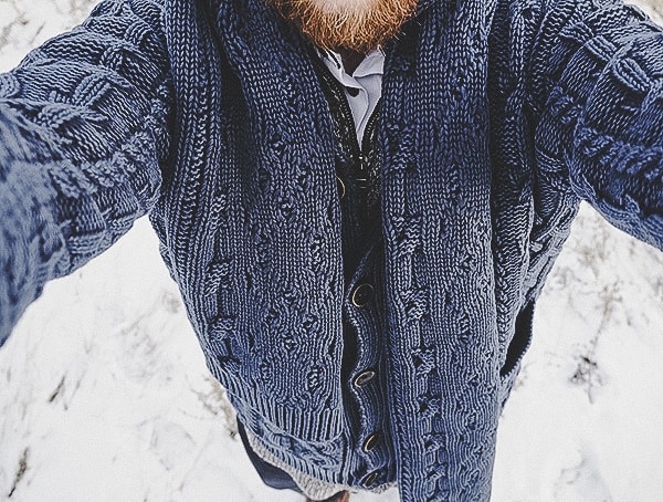 Mens Kinross Cashmere Cable Shawl Cardigan Reviews