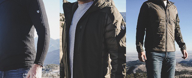 Mens Kuhl Wildcard Hybrid Hoodie Firestorm Parka Kondor Krew Review