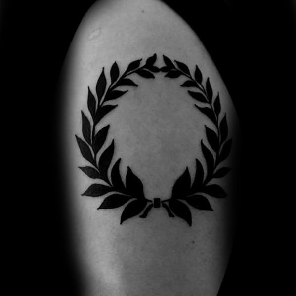 Mens Laurel Wreath Tattoo Ideas On Arm
