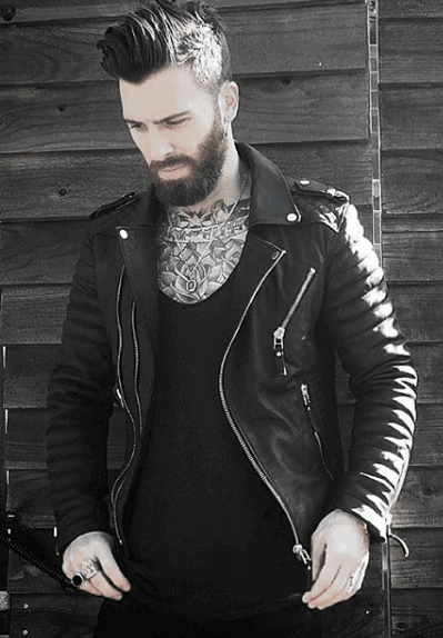 Mens Leather Jacket Black T Shirt How To Wear A Leather Jacket Outfits Style Looks