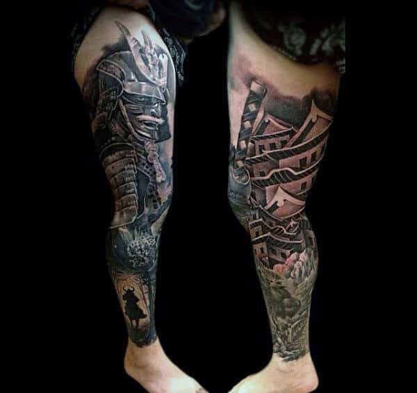 mens-legs-amazing-warrior-tattoo
