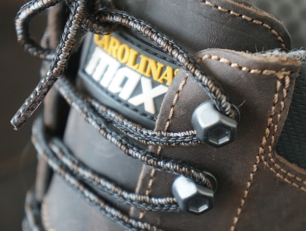 Mens Logger Boots Metal Lace Hardware Detail Carolina Maximus 2 0