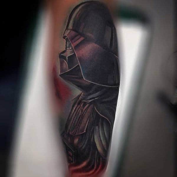 Mens Lovely Darth Vader Tattoo