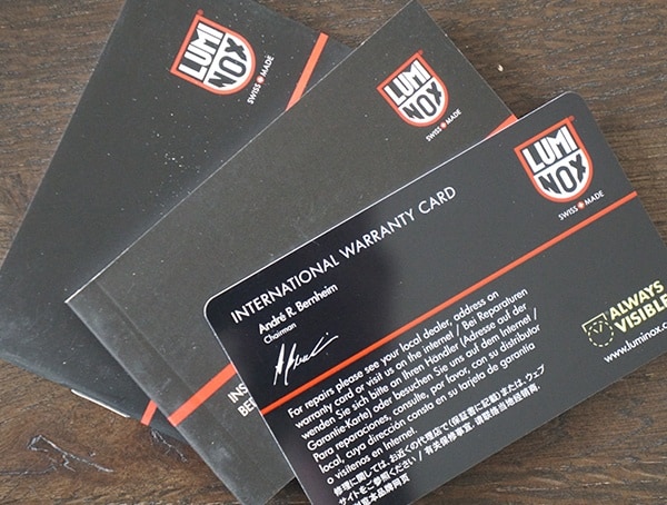 Mens Luminox Atacama Field Chronograph Alarm Watch Booklets