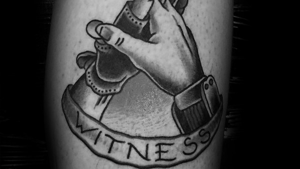 Mens Mad Max Witness Banner Arm Tattoo Design Ideas