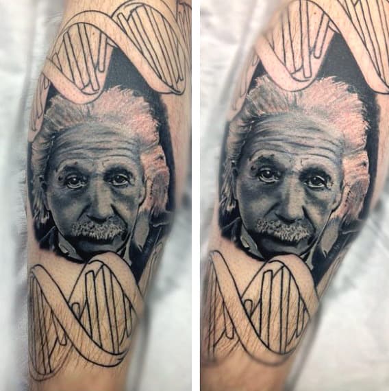 Mens Mad Science Tattoo