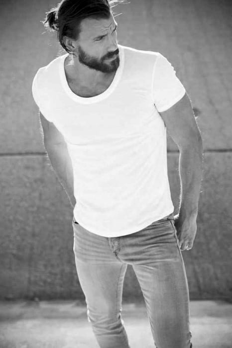 Mens Masculine Samurai Hairstyle Ideas