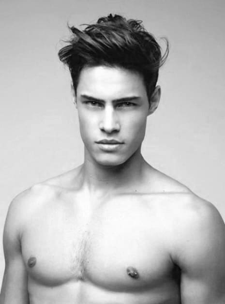 Mens Medium Length Hair Cool Quiff Cut