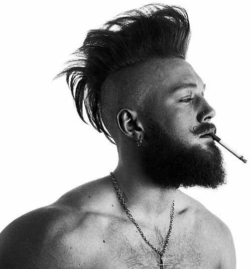 Mens Mohawk Messy Hairstyles
