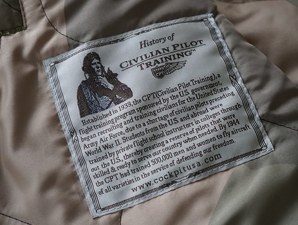 Mens Mountain Ranger Parka Interior History Of Civilian Pilot Training