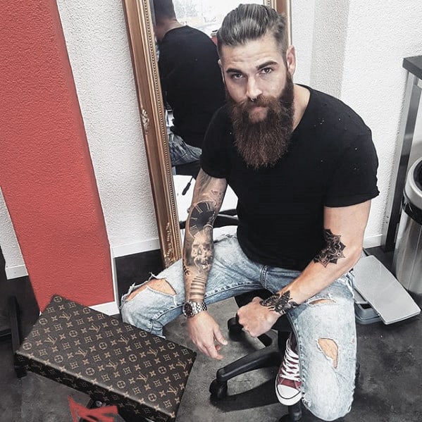 Mens Nice Beard Dapper Style Ideas