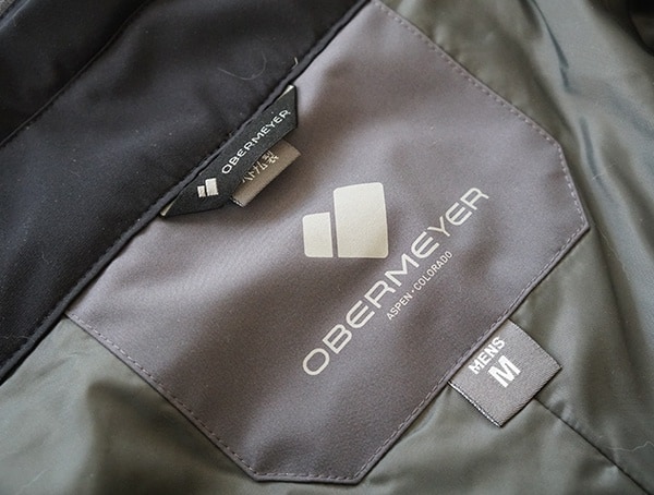 Mens Obermeyer Force Suspender Pant Interior Tag