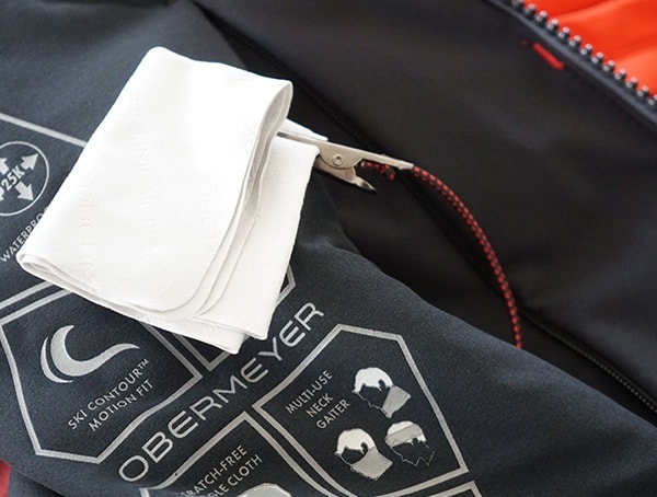 Mens Obermeyer Kodiak Jacket Goggle Cloth