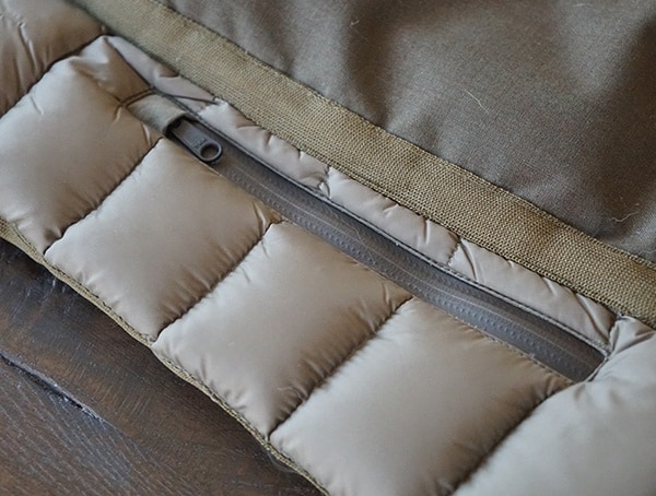 Mens Olive Down Parka Kuhl Firestorm Down Rear Hidden Zipper Closed