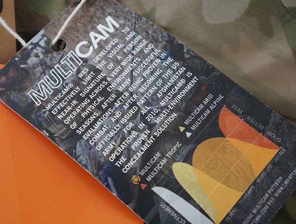 Mens Otte Gear Patrol Parka Multicam Tag Details