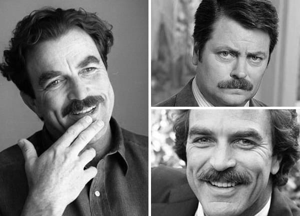 Mens Painters Brush Mustache Style