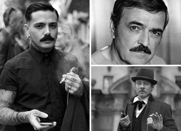 Mens Pyramidal Mustache Style