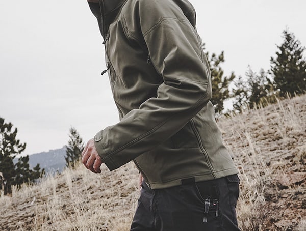 Mens Rustic Green Beyond Clothing Testa Shoftshell Jacket Review