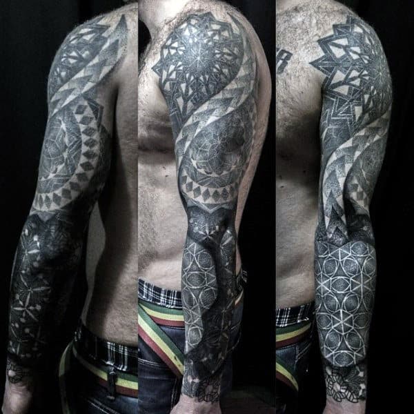 Mens Sacred Geometry Tattoo Meaning