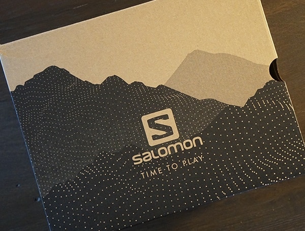 Mens Salomon Outline Mid Gtx Navy Shoe Box