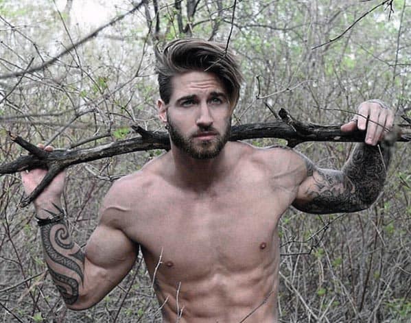 Mens Short Beard Dapper Style Ideas