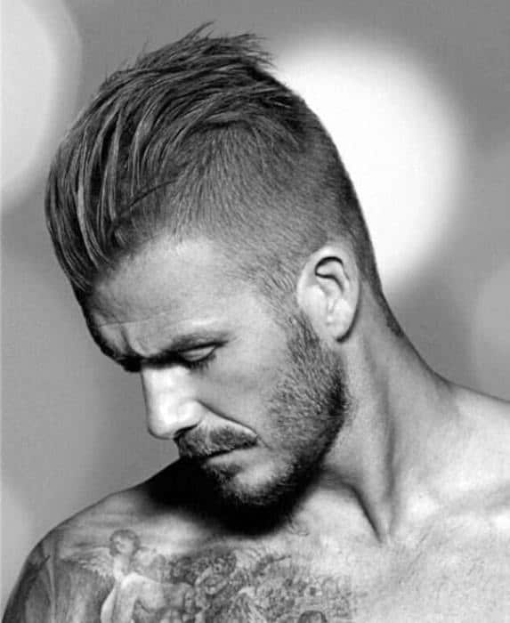 Mens Short Side Hairstyles Slicked Back