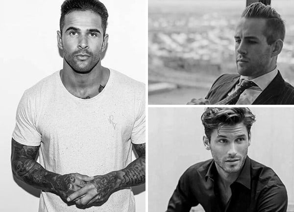 Mens Short Stubble Facial Hair Type