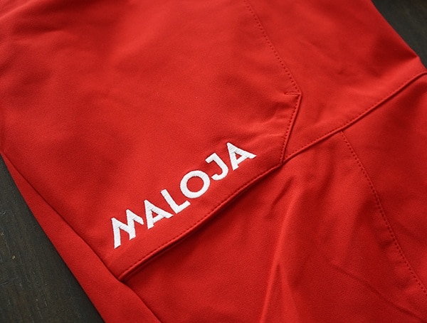 Mens Skiing Pants Bib Maloja Tinusm In Poppy Red