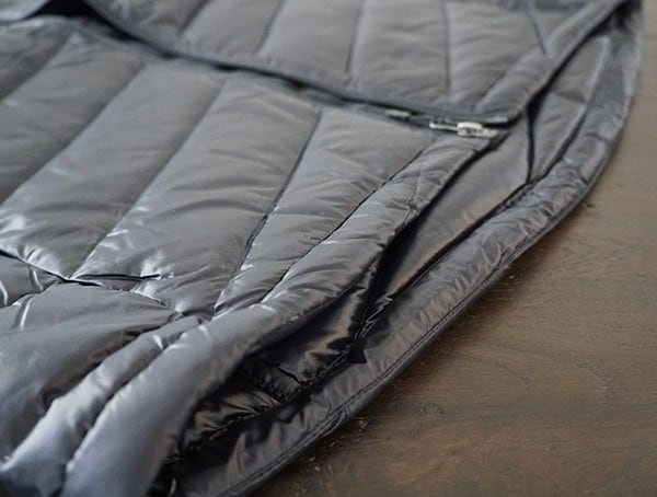 Mens Spyder Syrround Down Ski Jacket Hem Detail
