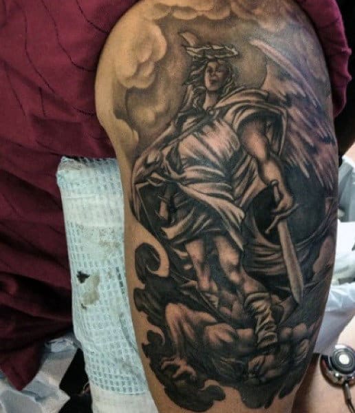 Men's St Micheal Tattoos