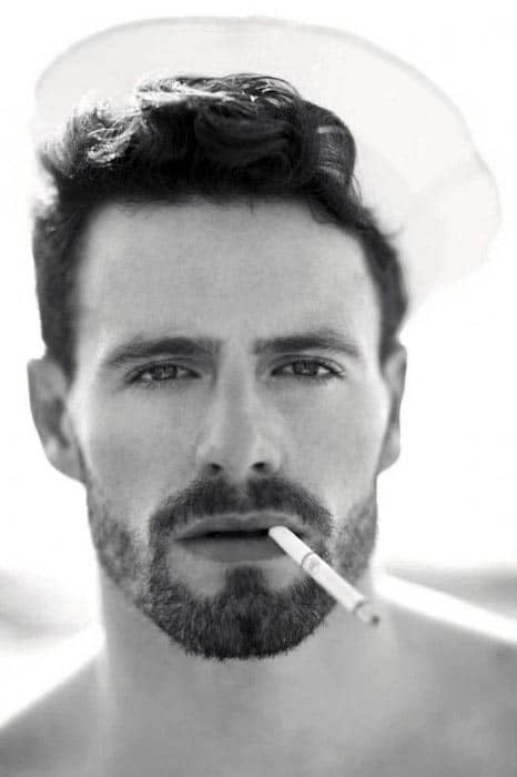 Mens Stylish Short Beard Trimmed Ideas