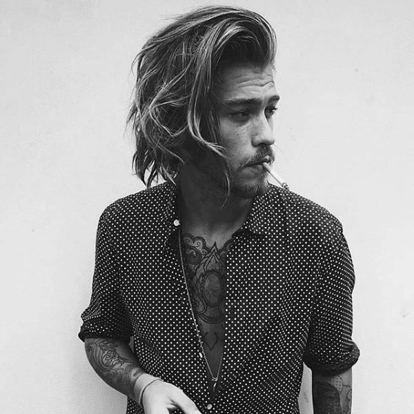 Mens Surfer Hair Look