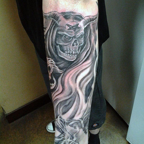 Mens Tattoo Demon