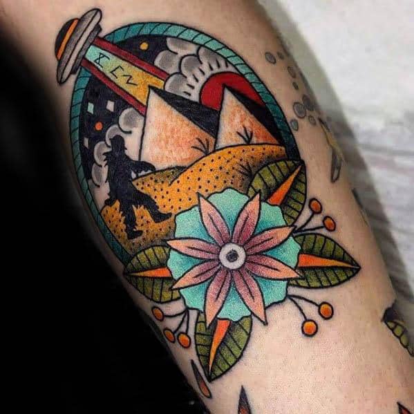 Mens Tattoo Ideas With Bigfoot Design