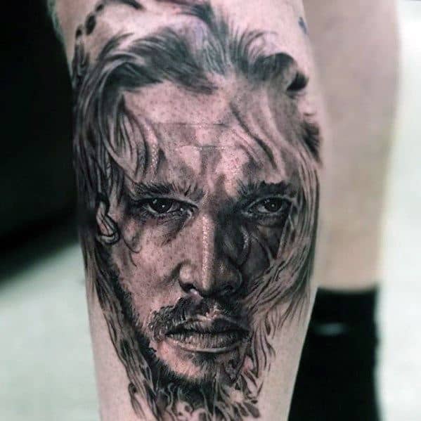 Mens Tattoo Ideas With Game Of Thrones Design On Arm