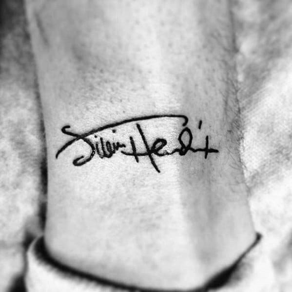 Mens Tattoo Jimi Hendrix Design