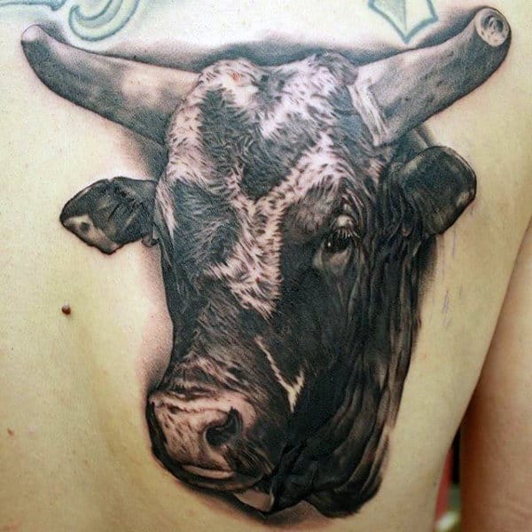 Men's Taurus Bull Tattoo