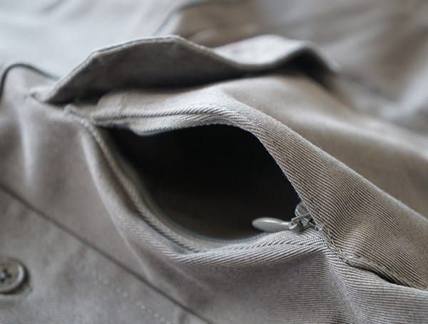 Mens United By Blue Holt Work Shirt With Hidden Zippered Chest Pocket