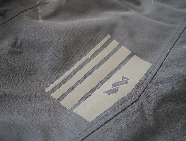 Mens Walls Modern Work Insulated Rain Jacket Back Upper Logo Detail