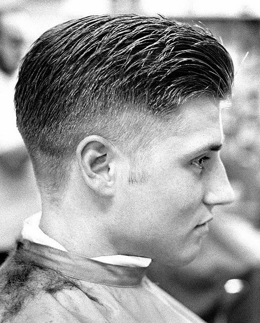 Mens Wavy Low Fade Short Haircut