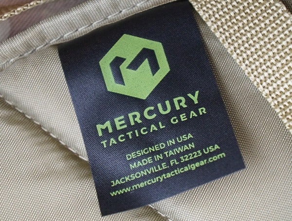 Mercury Tactical 3 Day Strech Backpack Inner Tag